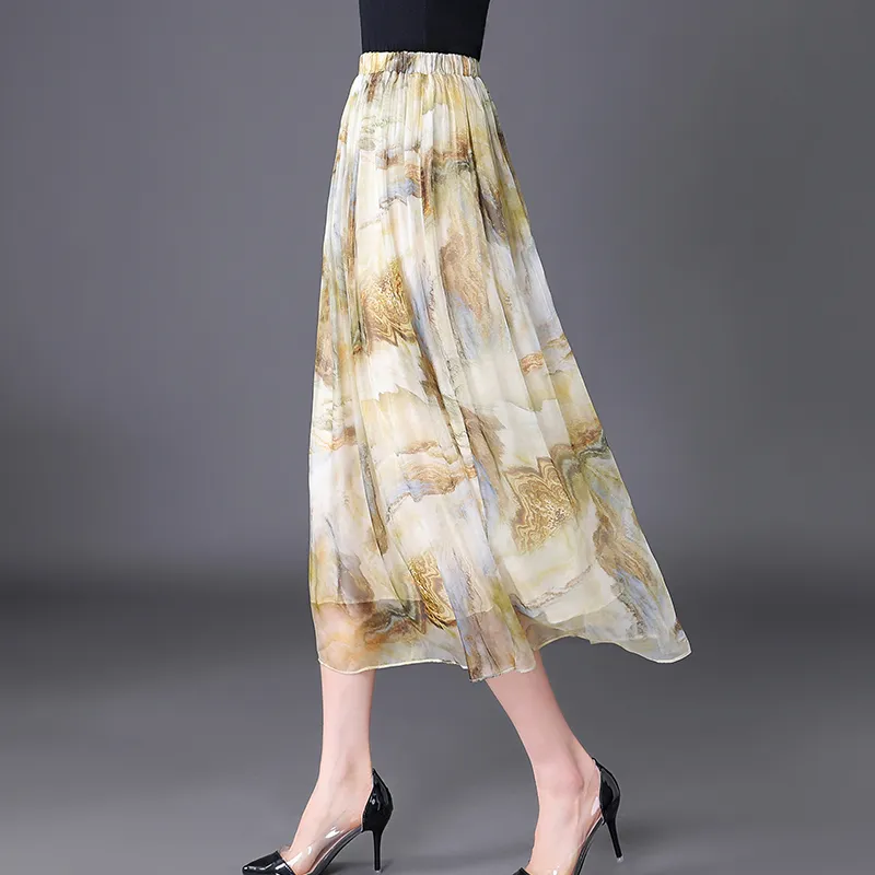 Yi Mengyuan Casual Long Skirt Women's-3
