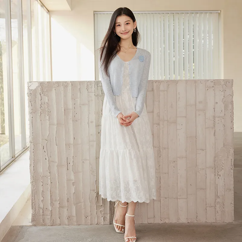 Yi Mengyuan Two Piece Skirt Sets Women's-2
