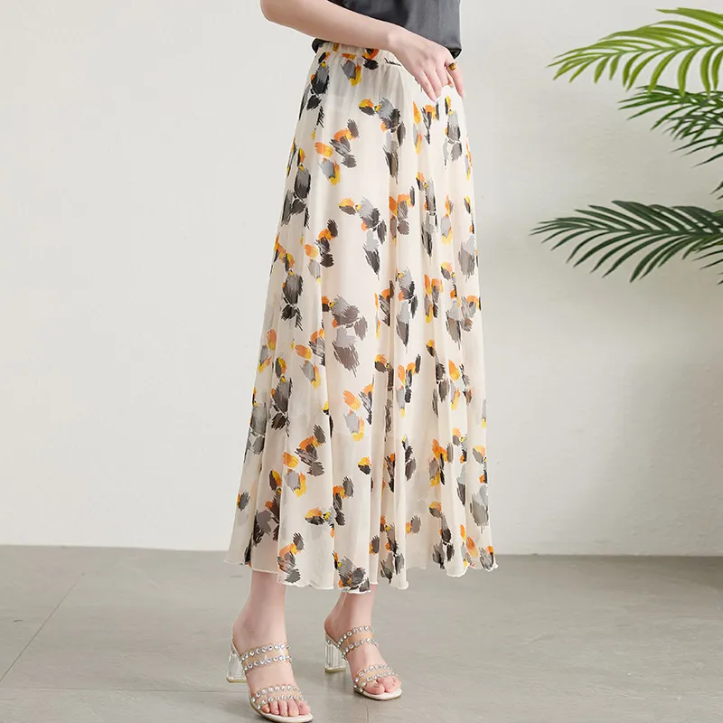 Yi Mengyuan Casual Long Skirt Women's-3