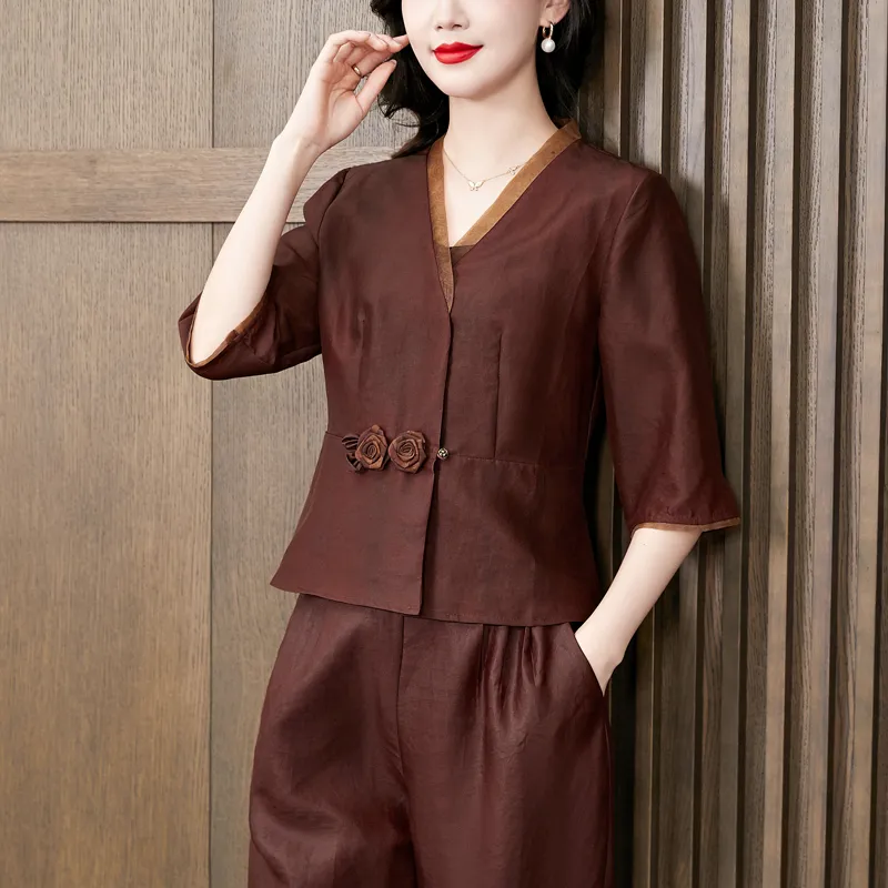 Yi Mengyuan Shirts Women's Red-4
