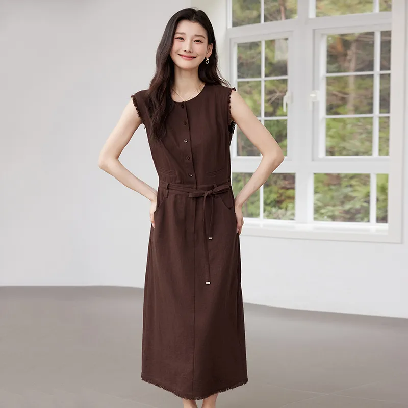 Yi Mengyuan Sleeveless Dress Women's-2