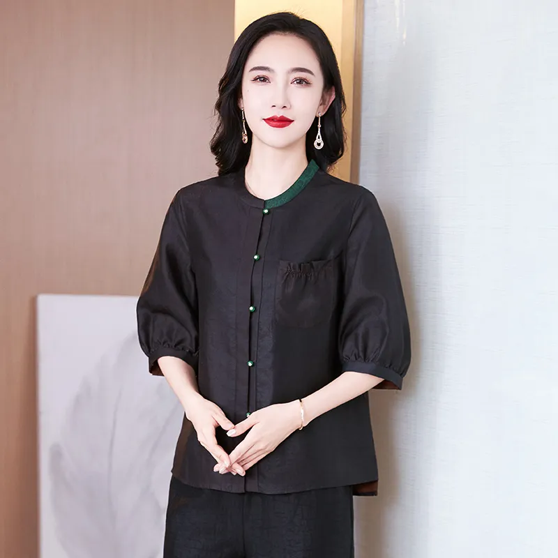 Yi Mengyuan Shirts Women's Image Color-3