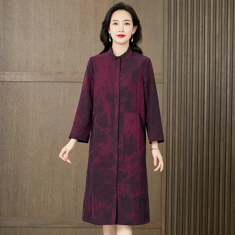 Yi Mengyuan Long-Sleeved Dresses Women's Image Color-4
