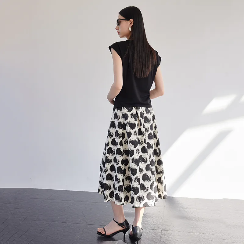 Yi Mengyuan Two Piece Skirt Sets Women's-5