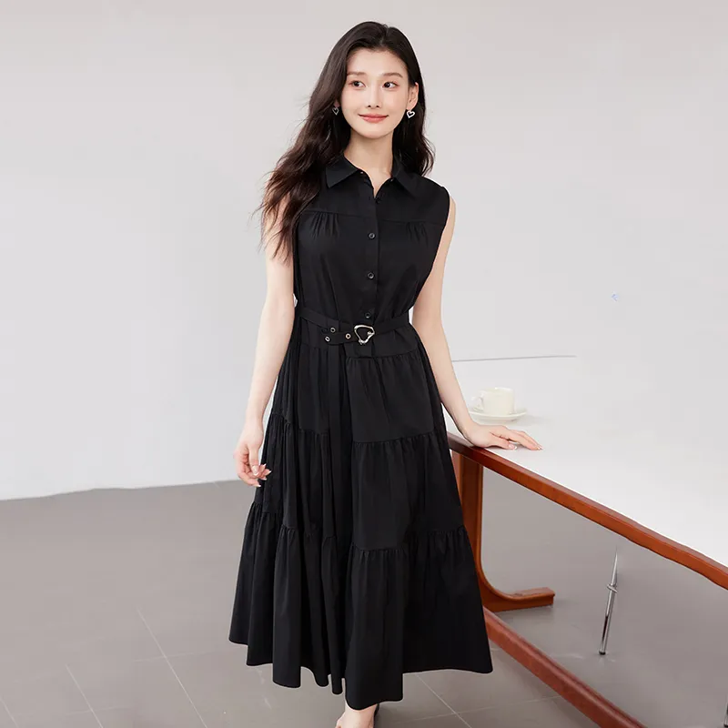 Yi Mengyuan Sleeveless Dress Women's-8