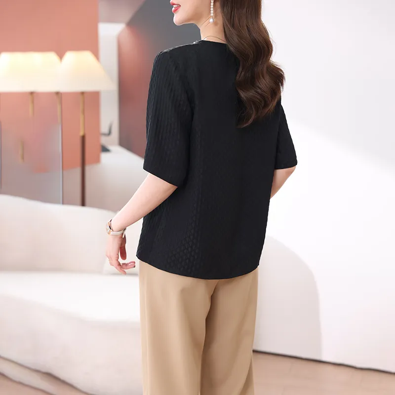 Yi Mengyuan Shirts Women's Black-1