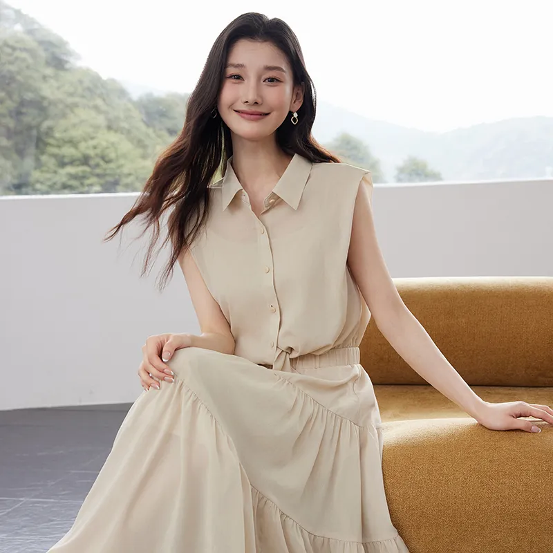 Yi Mengyuan Sleeveless Dress Women's-1