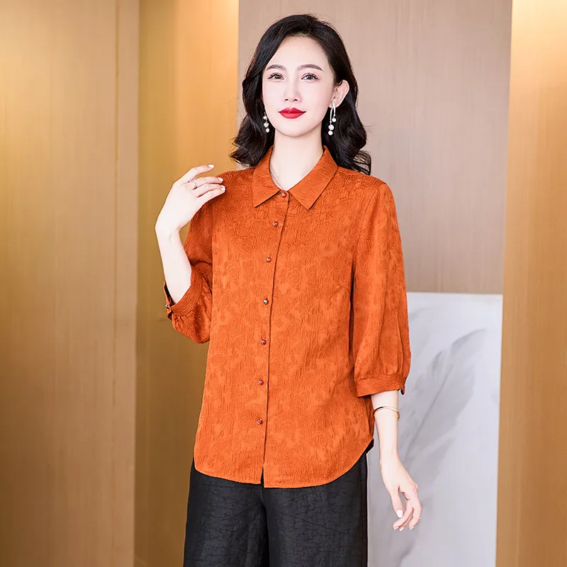 Yi Mengyuan Shirts Women's Yellow-6