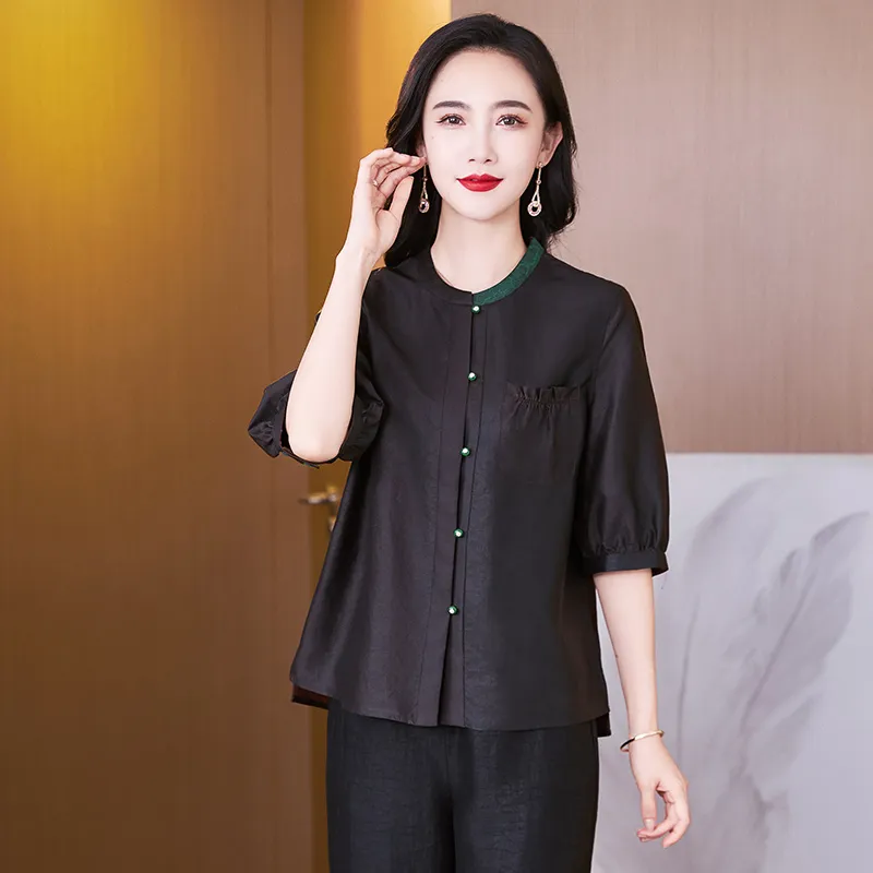 Yi Mengyuan Shirts Women's Image Color-5