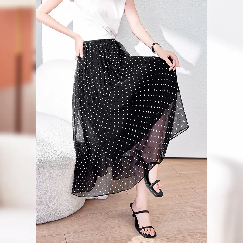 Yi Mengyuan Casual Long Skirt Women's-4