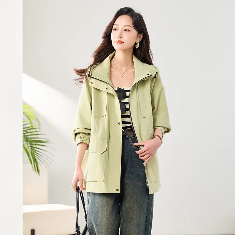 Yi Mengyuan Trench Coat Women's-2
