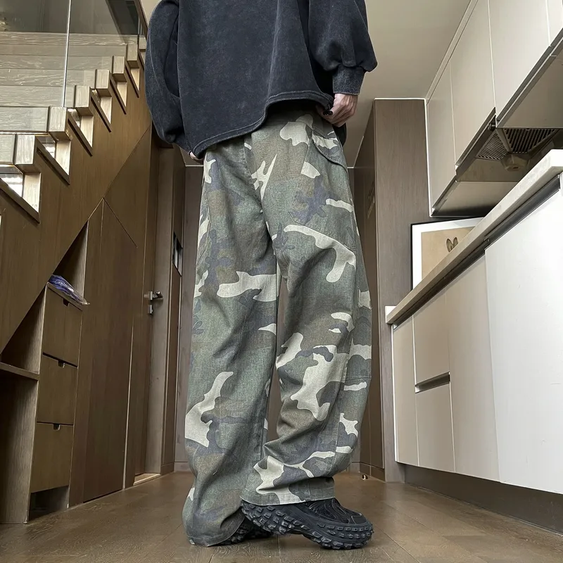 DESSO Jeans Unisex Green Camouflage-8