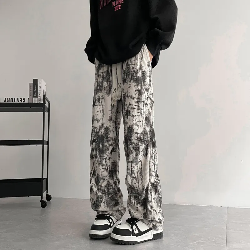 HOKLV Casual Pants Unisex-22