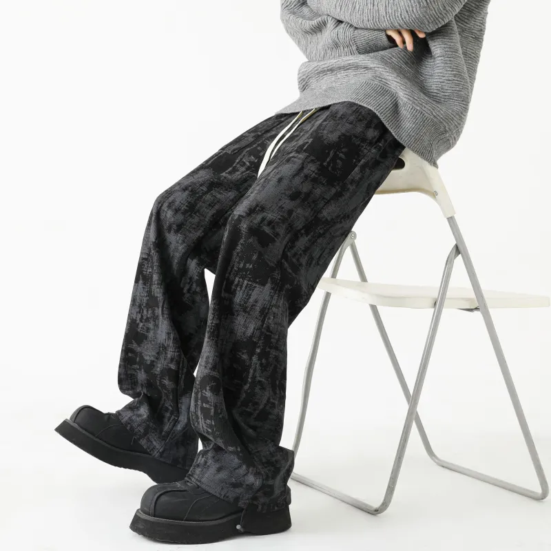 HOKLV Casual Pants Unisex-16