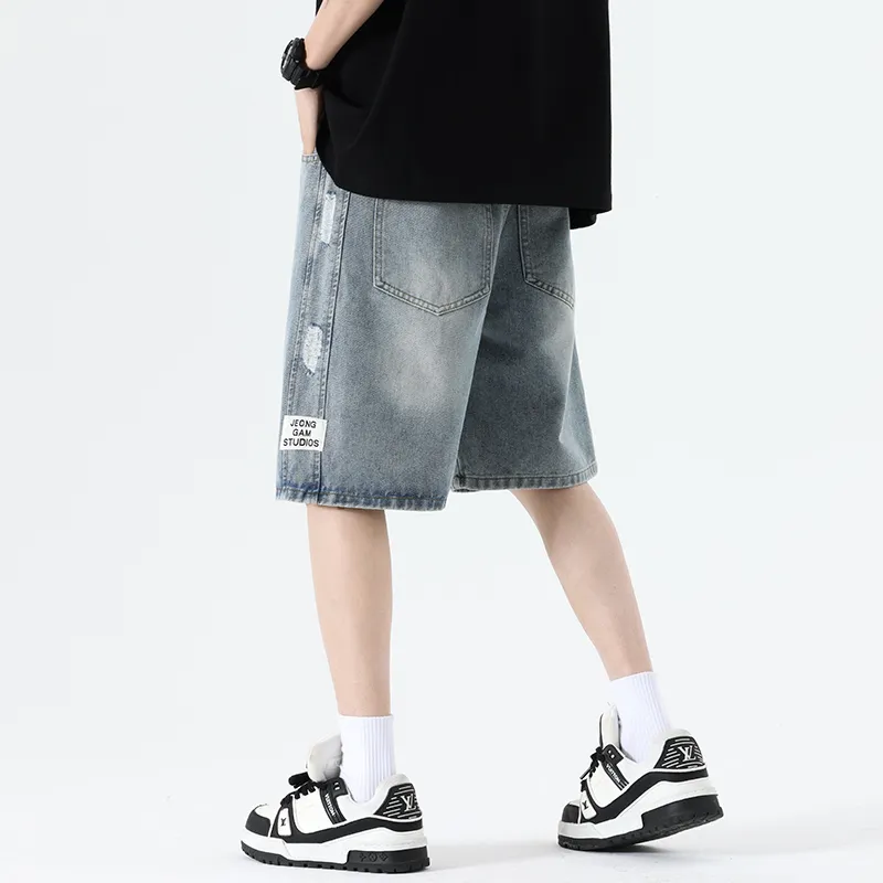 DESSO Denim Shorts Unisex Light Blue-4