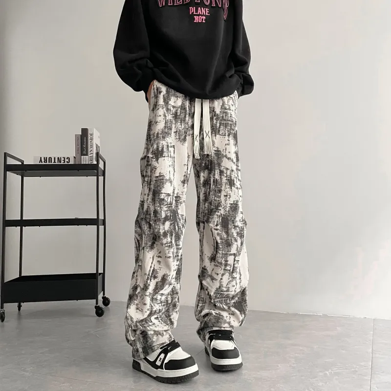 HOKLV Casual Pants Unisex-23