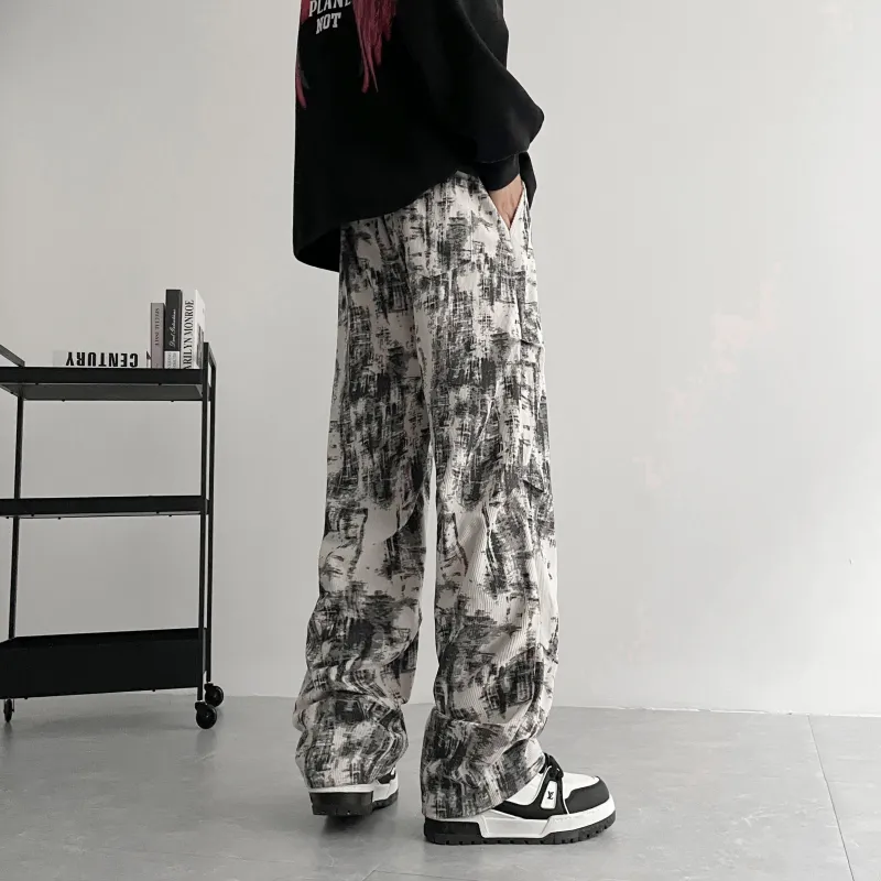 HOKLV Casual Pants Unisex-20