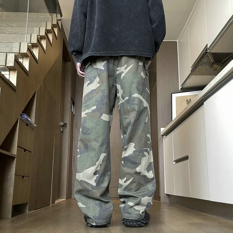DESSO Jeans Unisex Green Camouflage-4