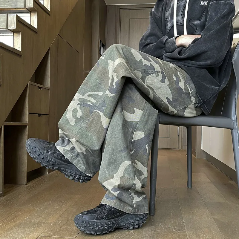 DESSO Jeans Unisex Green Camouflage-7
