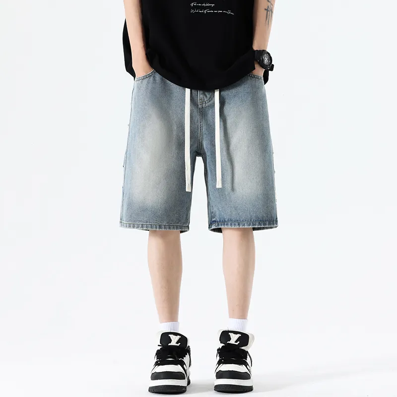 DESSO Denim Shorts Unisex Light Blue-2