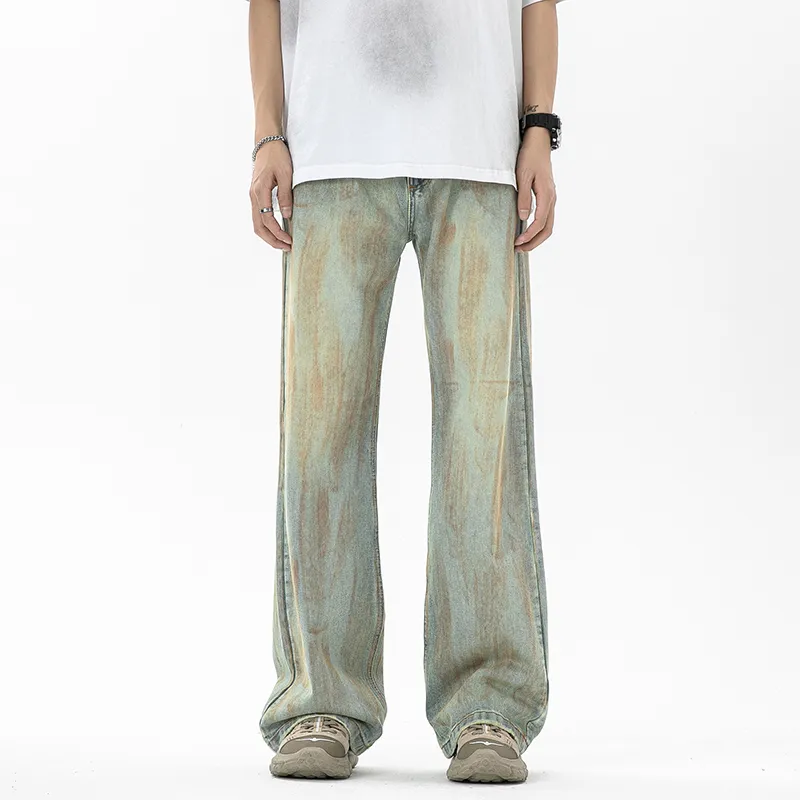 DESSO Jeans Unisex Yellow Mud Blended Dye-2