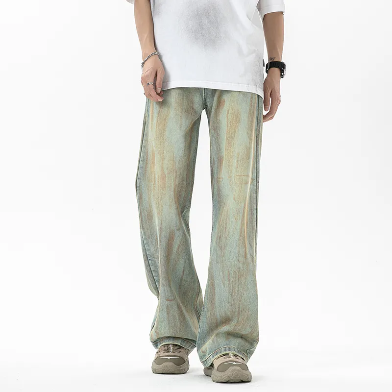DESSO Jeans Unisex Yellow Mud Blended Dye-3