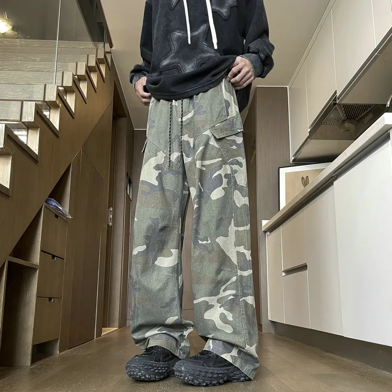DESSO Jeans Unisex Green Camouflage-2