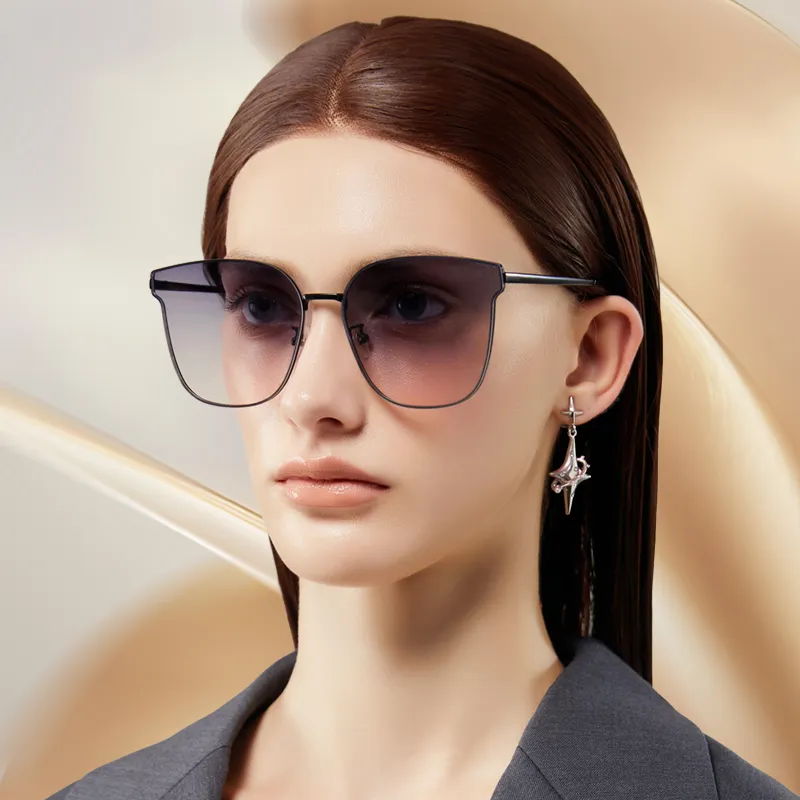 LOHO Alloy Square Sunglasses Unisex-8