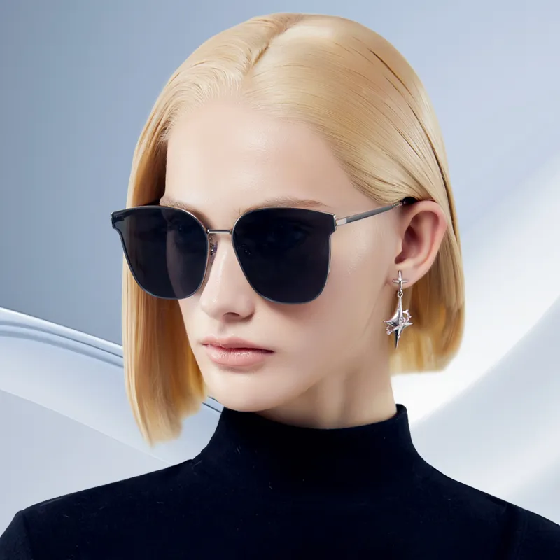 LOHO Alloy Square Sunglasses Unisex-4
