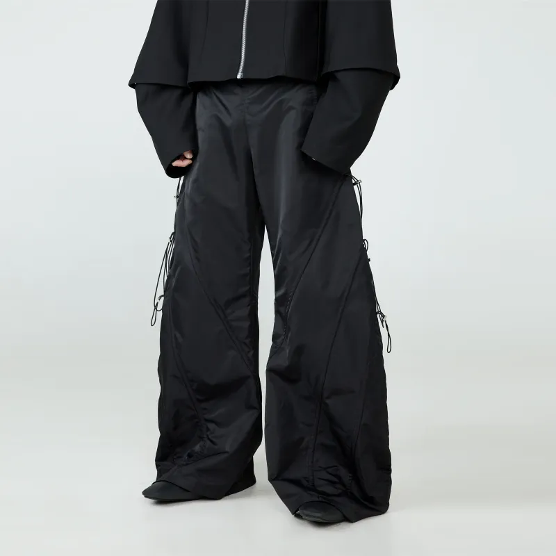FRKM Casual Pants Unisex Black-3