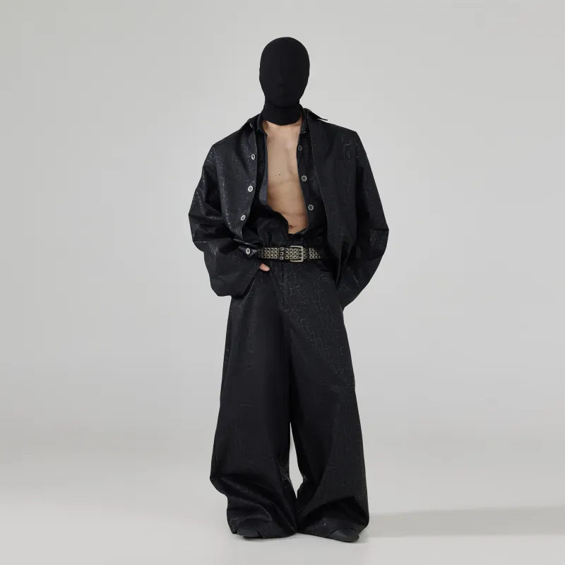 FRKM Casual Pants Men Black-6