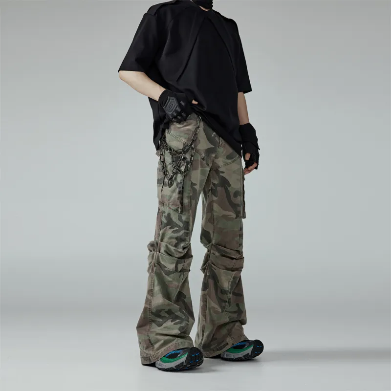 FRKM Casual Pants Unisex Camouflage-3
