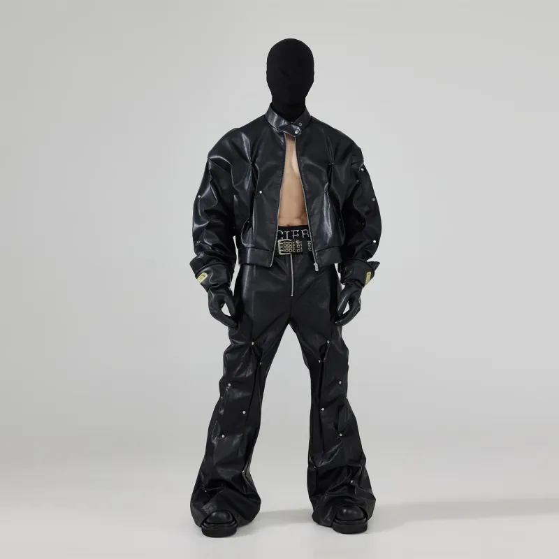 FRKM Leather Jackets Men Black-2