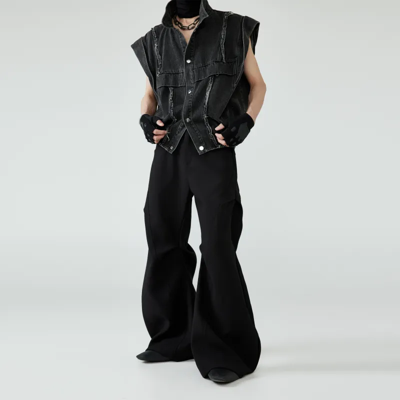 FRKM Casual Pants Unisex Black-3