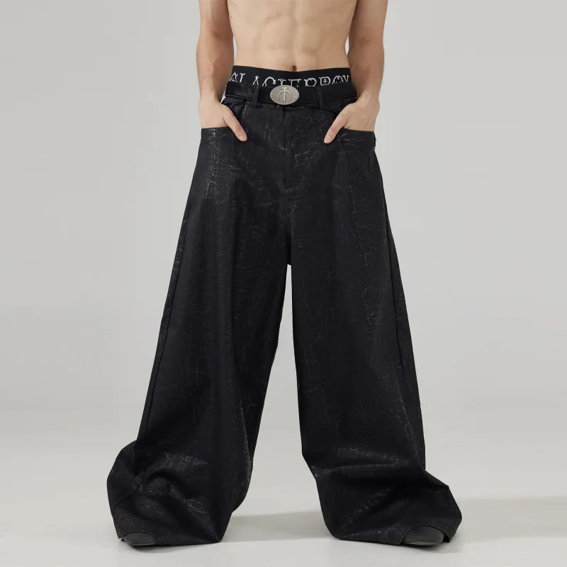 FRKM Casual Pants Men Black-2