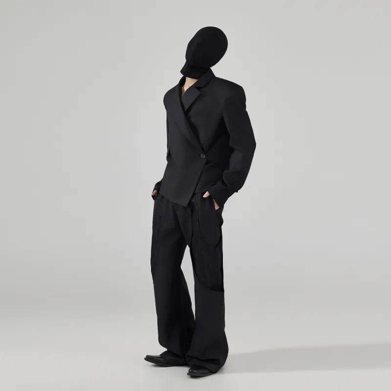 FRKM Casual Pants Men Black-6
