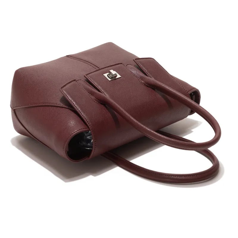 GXFMOD Genuine Leather Shoulder Bag Crossbody Bag Handbag Regular Women's Red-1
