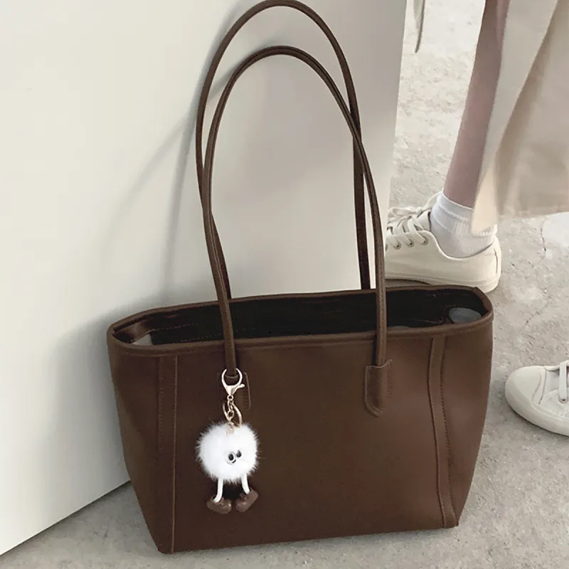 COLINS KEIRS Tote Bag, Shoulder Bag Synthetic Leather Women's Brown-1