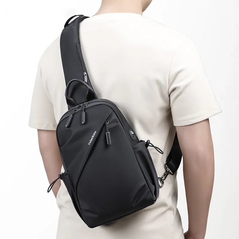 COLINS KEIRS Oxford Crossbody Bag Sling Bags Regular Men's Black-9