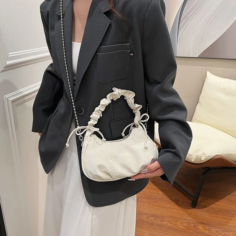 COLINS KEIRS Synthetic Leather Shoulder Bag Women's White-1