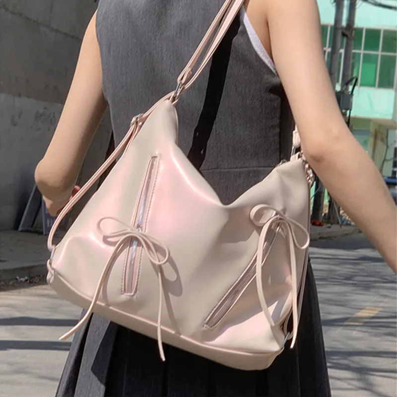 COLINS KEIRS Synthetic Leather Tote Bag, Shoulder Bag Women's Pink-6