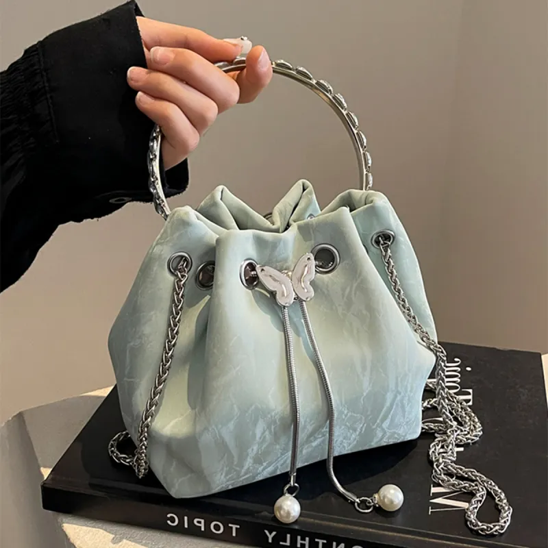 COLINS KEIRS PU Summer Trend Chain Shoulder Bag, Crossbody Bag For Commute And Travel Handbag Regular Women's Green-1