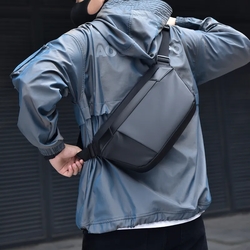 COLINS KEIRS Fabric University Student Casual Travel Commute Backpack Sports Sling Bag Regular Men's Black-2