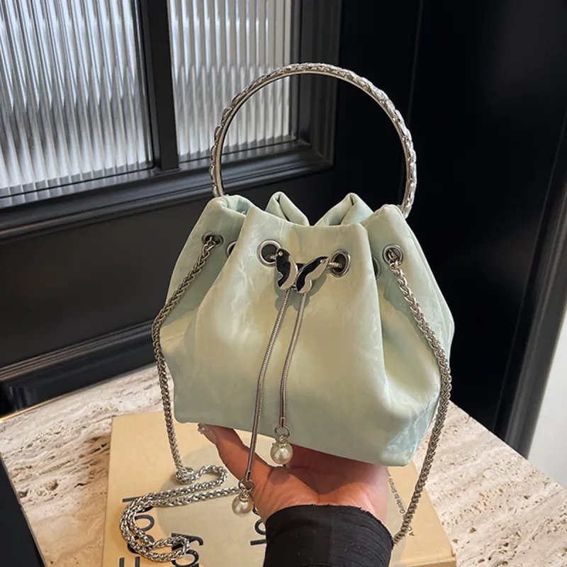 COLINS KEIRS PU Summer Trend Chain Shoulder Bag, Crossbody Bag For Commute And Travel Handbag Regular Women's Green-4