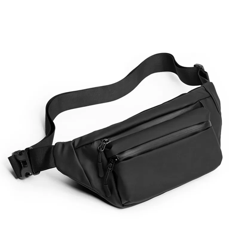 COLINS KEIRS Fabric Fashion Versatile Cycling Shoulder Bag, Crossbody Bag Practical Fanny Pack Regular Unisex Black-5