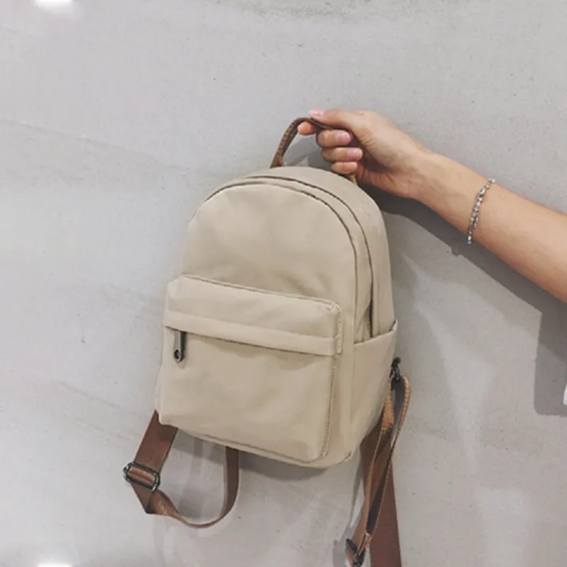 COLINS KEIRS Nylon Fabric Backpack Women's Apricot-4