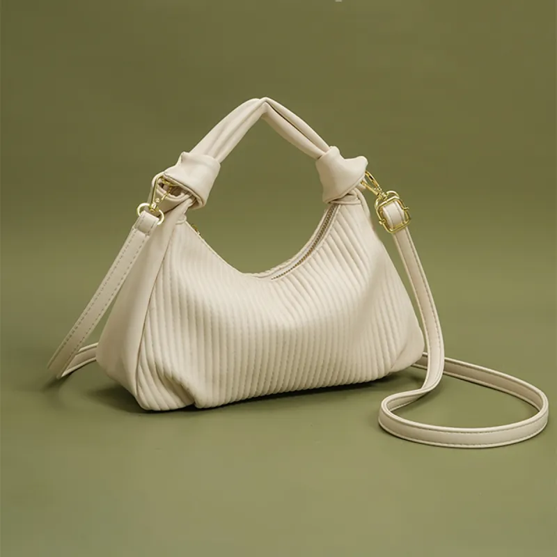COLINS KEIRS Synthetic Leather Handbag Women's Ecru-5