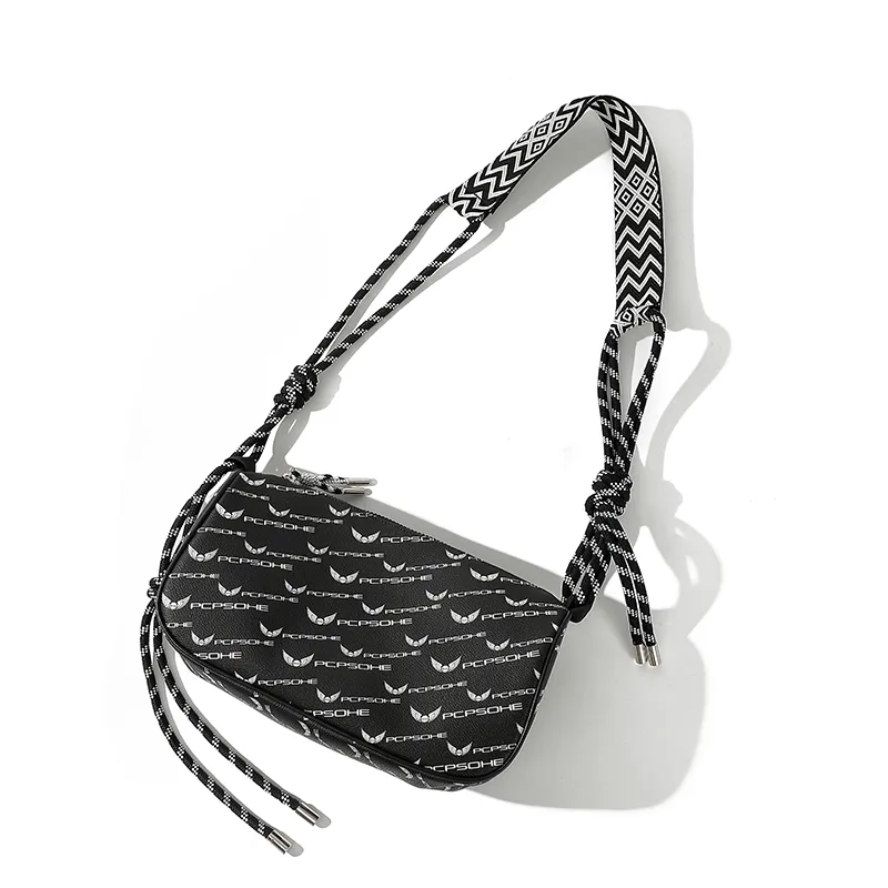 COLINS KEIRS PVC Niche Commute Cycling Bag Shoulder Bag, Crossbody Bag Regular Unisex Multicolor-2