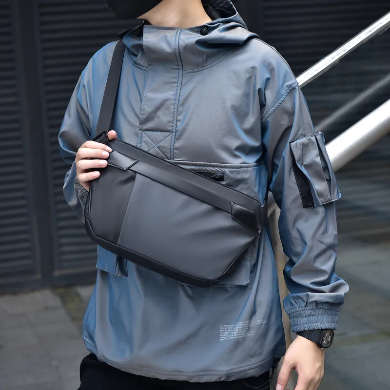 COLINS KEIRS Fabric University Student Casual Travel Commute Backpack Sports Sling Bag Regular Men's Black-1