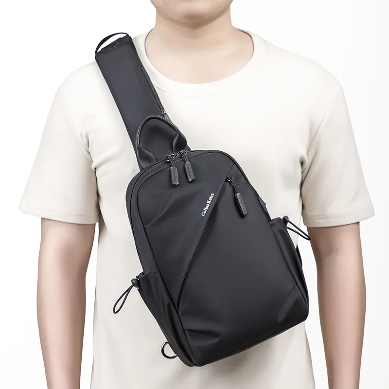 COLINS KEIRS Oxford Crossbody Bag Sling Bags Regular Men's Black-7